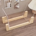 thumbnail image 1 of Vinyl Record Storage Holder Large Capacity Display Stand Wooden LP Album Deskop, 1 of 9