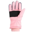 thumbnail image 3 of NAISIBABY Boys Girls Winter Gloves, Keep Warm Striped Waterproof Kids Snow Outdoor Sports Gloves Pink Free Size, 3 of 3