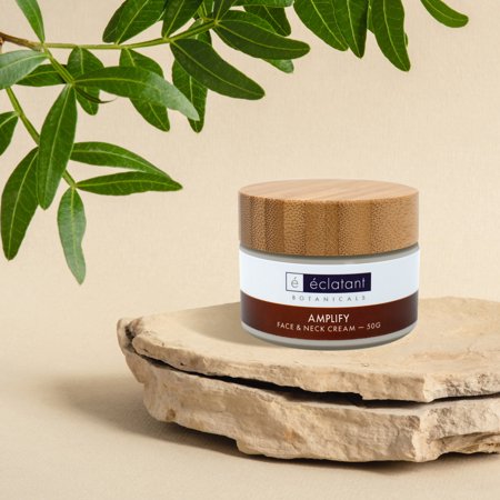 AMPLIFY Face & Neck Cream | High Intensity Improves Appearance of Fine Line & Wrinkles. Hydrates, Glow & Smooths Skin. Radical-Fighting Ingredients Packed with 100% Organic, Vegan & Wild Botanicals.