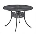 thumbnail image 5 of Homestyles Grenada Aluminum Outdoor Dining Table in Charcoal, 5 of 6