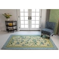 thumbnail image 3 of Momeni Indoor/Outdoor Floral Flowers & Plants Transitional Area Rugs, Yellow, 3 of 3