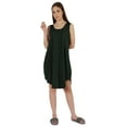 thumbnail image 5 of Inkmeso WoMen's Casual Loose Fit Sundress Sleeveless Henley Beach Dress w/ Patch Pocket, 5 of 7