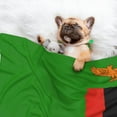 thumbnail image 2 of Pet Blanket Flag Of Zambia Soft Warm Sofa Car Bed Protector Washable for Puppy Large Dogs Cats, 2 of 7