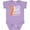 Lavender, variant on Never Stop Fighting Leukemia Awareness Orange Ribbon Boys or Girls Baby Bodysuit