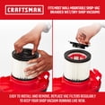 thumbnail image 3 of Filtro de vacío Craftsman CMXZVBE38752 para montaje en pared Shop-Vac, 3 of 7