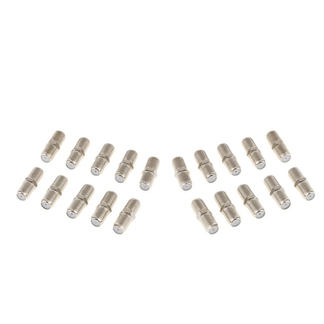 20x F A Acoplador Adaptador Conector RG6 Cable Extensión CUTICAT Conector coaxial tipo F RG6