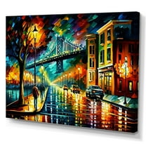 Designart Colorful San Francisco II Canvas Wall Art