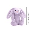 thumbnail image 2 of ValHome Purple Bunny Easter Bunny Plush Toys - 10.6" Cozy Easter Bunny Basket Filler Stuffed Animals Huggable Pillow - Spring Decorations Easter Basket Stuffer Birthday Gifts for Kids, 2 of 5