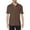 Brown, variant on TQWQT Mens Brown Golf Polo Shirts Short Sleeve Polo Shirts Summer Button Down Collared Classic T Shirts Casual Loose Basic Tees L