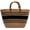 A05-black and Khaki, variant on Summer Beach Bag for Women Bamboo Handle Handbag Purse Soft Woven Tote Bag Handmade Beach Purse for Vacation