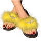 thumbnail image 2 of Moda Mujer Casual Furry Bright Diamond Sandalias planas Zapatos Flip Flop Wmkox8yii  hj789, 2 of 8