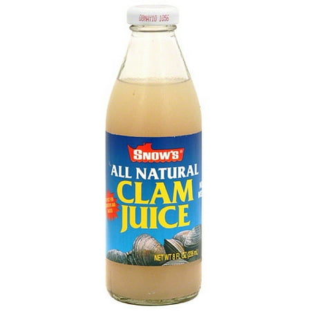 Snow's Clam Juice, 8 fl oz Soup, (Pack of 12)