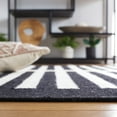 thumbnail image 4 of SAFAVIEH Striped Kilim Cady Striped Area Rug, Ivory/Black, 4' x 6', 4 of 8