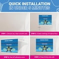 thumbnail image 4 of Pohot Pickleball Practice Pads for Walls Dink Master Exercise Rebounder Aids Pickleball Rebounder Training Aid Transform Any Wall Into A Pickleball Court and Net, 4 of 9