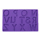 thumbnail image 1 of Molde De Silicón Vencort Fondant Letras De La N-Z, 1 of 2