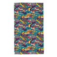 thumbnail image 1 of Balery Colorful Carp Streamer Toalla de Microfibra Premium con Estampado – 27.5x16 pulgadas, Alta Absorción, Suave y Aterciopelada, Secado Rápido, 1 of 6