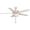 White, variant on National Brand Alternative 37531 52 in. LED Bronze Ceiling Fan with Light