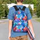 thumbnail image 4 of Easygdp Bright Flowers Mochila Ligera de 15 Pulgadas para Estudiantes, Mochila Cómoda para la Escuela y Viajes, Correas Ajustables, 4 of 6