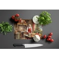 thumbnail image 3 of Cookies with Santa Claus Glass Cutting Board Large 12 in x 15 in, 3 of 5