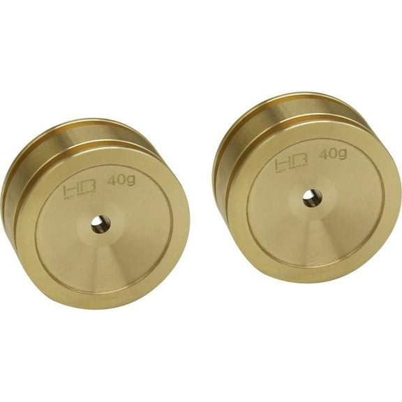 Hot Racing Brass Wheel SCX 24 2 HRASXTF265H Electric Car/Truck Option Parts