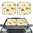 thumbnail image 2 of Hirioo Heavy Equipment for 2PCS Windshield Sun Shade Foldable | Front Windshield Shade for Sun, Heat and UV Rays-Large, 2 of 6
