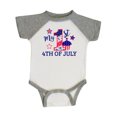 thumbnail image 1 of My 1st 4th of July with Stars and Cupcake Infant Creeper, 1 of 2