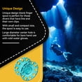 thumbnail image 2 of Yuarrent Carrete de carrete Accesorios para deportes acuáticos Carretes Compacto Durable Herramienta portátil impermeable Fácil de usar Buceo libre Deportes acuáticos Azul Yuarrent  OD030407-01B, 2 of 6