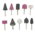 thumbnail image 2 of 10 Unids / Set Brocas de Cerámica para Uñas, Dispositivo de Repuesto de Cabezal de Manicura Eléctrico para Molino de Pulido de Pedicura Y Manicura ZP-1001 Macarena Kit de pulido de cabeza, 2 of 8