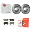 thumbnail image 1 of Transit Auto Front Disc Brake Rotors and Semi-Metallic Pads Kit for Car Ford Fusion Lincoln MKZ K8S-100174, 1 of 11