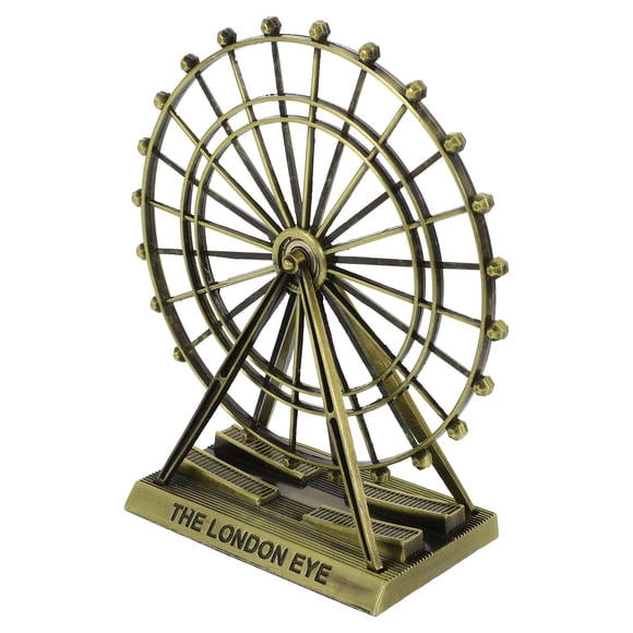 OUNONA Table Decoration Ferris Wheel Vintage Iron Ornament Indoor Outdoor 1Set