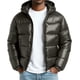 thumbnail image 1 of Ceisia Men's Stand Collar Warm Casual Jacket with Zipper Pockets Long Sleeve Gift Parka, 1 of 3