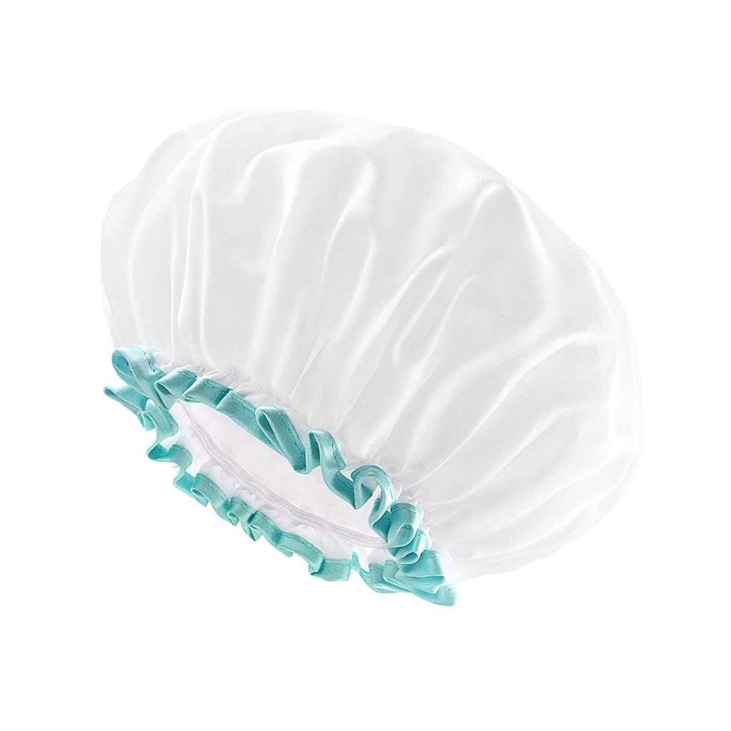 Reusable Shower Cap Waterproof Headgear Hotel HairDye Elastic Shower