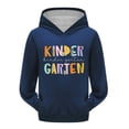 thumbnail image 6 of Ruyang Kids Girls Preppy Pullover Hoodie with Pockets Cute Letter Graphic Oversized Hooded Sweatshirts Long Sleeve Fall Tops, 6 of 7