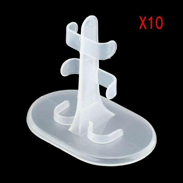 Soportes Para Muñecas Transparentes - 6 Piezas | Ajustables | Para Muñecas De Hasta 30 Cm
