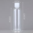 thumbnail image 4 of 10PCS Empty Plastic Bottles 100ML Clear Small Travel Flip Liquids Shampoo, 4 of 6