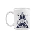 thumbnail image 1 of Mountains, Compass And Fish Mug  -Image by Shutterstock,, 1 of 4