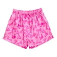 thumbnail image 4 of Barbie Lounge Pajama Shirt and Pajama Shorts Sleep Set Logo Little Kid to Big Kid, 4 of 5