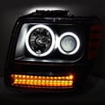 thumbnail image 4 of AKKON - For 2007 2008 2009 2010 2011 2012 Dodge Nitro Dual CCFL Black Projector Full LED Turn Signal Headlights, 4 of 7