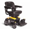 New GO CHAIR Pride Mobility Travel Electric Powerchair + 18AH batteries upgrade (Citrine Yellow)