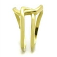 thumbnail image 4 of Luxe Jewelry Designs Pack of 2 Women's Gold Ion Plated Stainless Steel Knot Design Ring - Size 5, 4 of 4