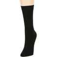 thumbnail image 6 of 7BIGSTARS KINGDOM Women's Bamboo Dress Socks - 4 Pack Medium - Thin Casual Crew Calf - Sock Size 9-11 Shoe Size 5-9 M Black, 6 of 10