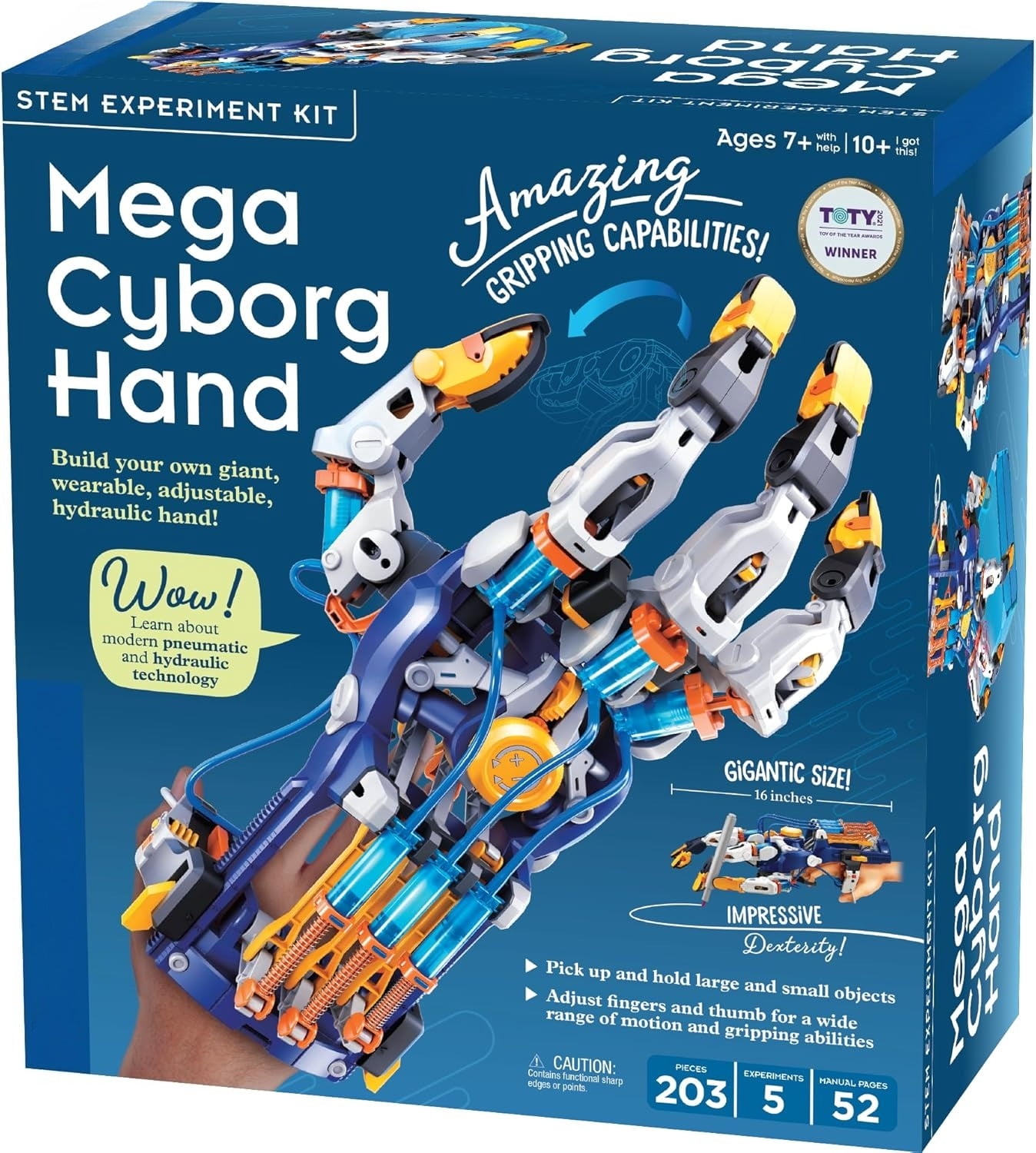 Thames and Kosmos, Mega Cyborg Hand STEM Kit, 16