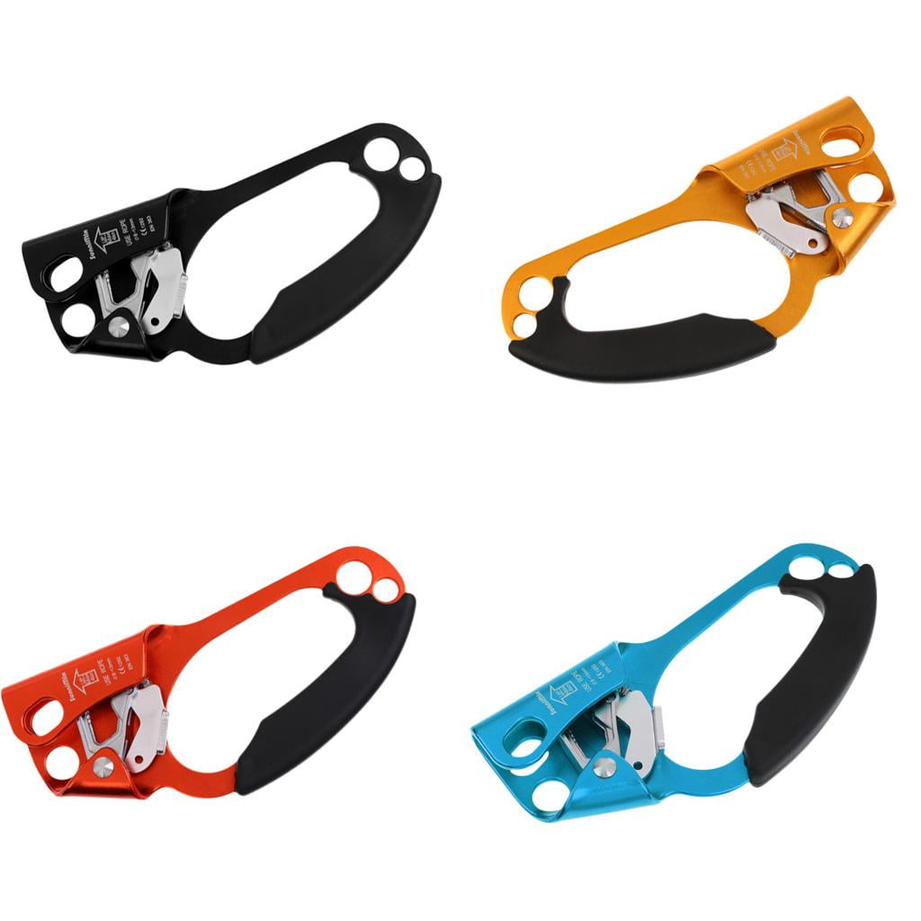 Wswqop 2Left Hand Ascender Rock Climbing Tree Arborist Rappelling Clamp For 8~13MM Rope