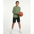 thumbnail image 6 of Real Essentials 3 Pack: Dry-Fit Youth Boys Teen Active Long Sleeve Hoodie Sweatshirts - Hooded Pullover Shirts, 6 of 6