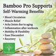 thumbnail image 5 of Bamboo Knee Sleeve (Pair) - Charcoal Elastic Compression Support Brace for Improved Circulation, Recovery, Arthritis Joint Pain - Sports, Running, Jogging Knee Brace for Men, Women, 5 of 7