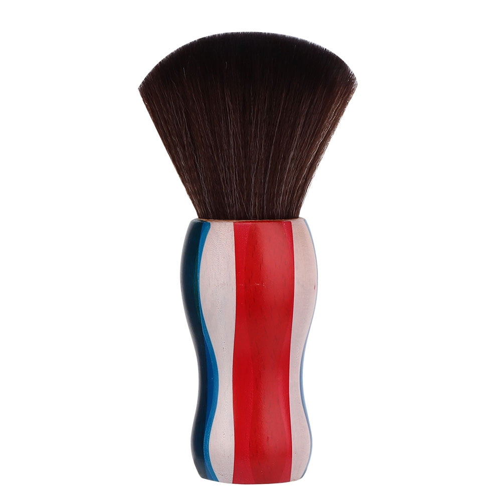 Neck Dust Brush Wooden Handle Broken Hair Brush High Qualiy For Barber