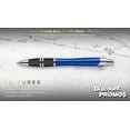 thumbnail image 2 of 10 Silver Accent Grip Plastic Pens Pack - Click action, Rubber Grip - Blue, 2 of 5