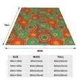 thumbnail image 3 of Bixox Fleece Blanket Abstract Pattern Pattern Super Soft Double-Sided Microfiber Flannel Blanket for Sofa, Bed, Couch, Suitable for All Seasons - 80"x60", 3 of 5