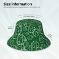 thumbnail image 3 of Fotbe Soccer Sombrero Tipo Pescador con Estampado – Sombrero de Sol de Algodón de Moda para Playa, Golf, Pesca, 3 of 6