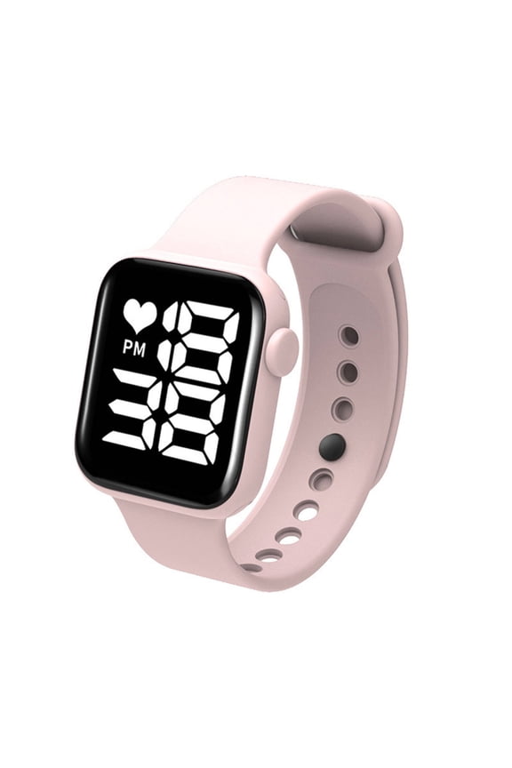 2026 New Digital Watch,Large Dial Display Digital Watch Womens,Night Light Function Wearable Comfort Digital Watch Men for Sports,Fitness,Casual,Travel,Pink